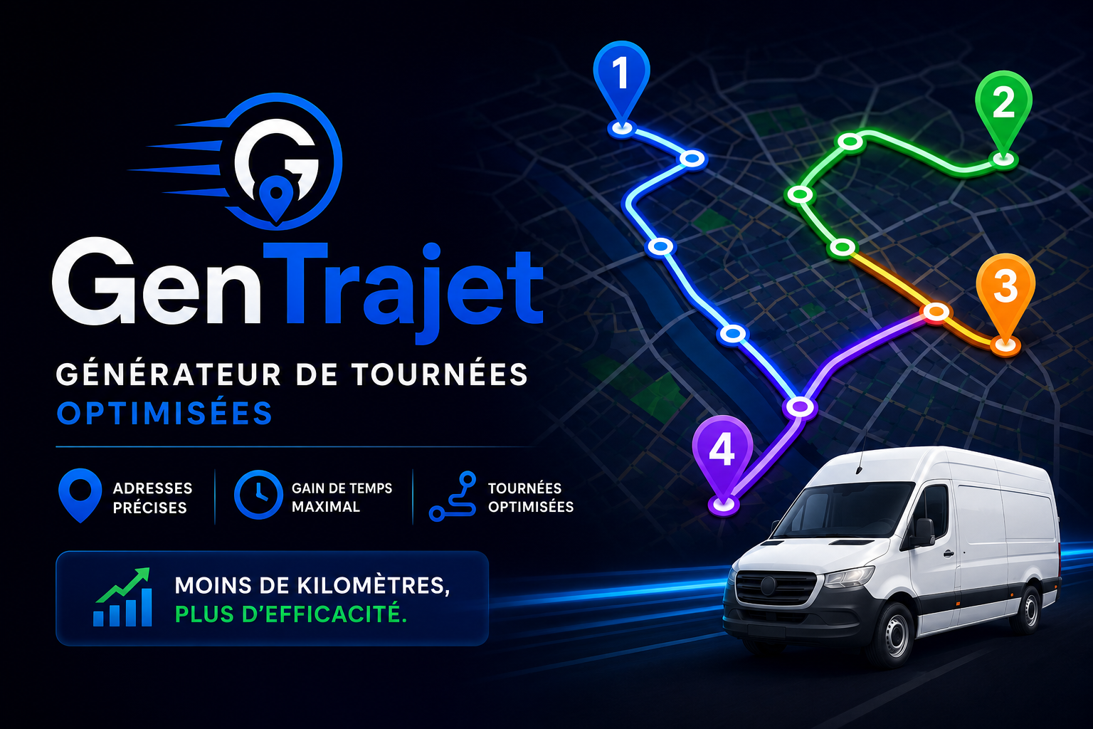 GenTrajets générateur de tournées